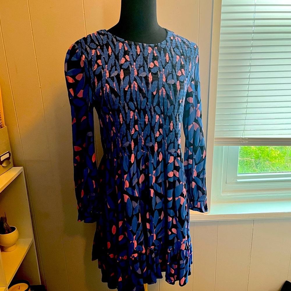 Mister Zimi Bianca Dress in beautiful blue print!